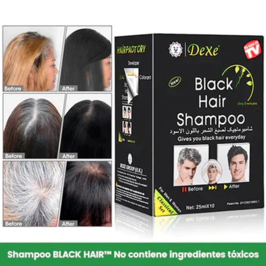 HAIRYOUTH™-SHAMPOO PINTA CANAS NEGRO