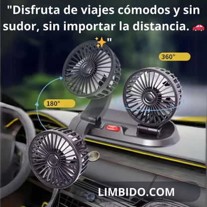 BREEZEMAX™- VENTILADOR DE AUTO GIRATORIO